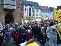 Mahnwache am 14. März 2011 in Minden